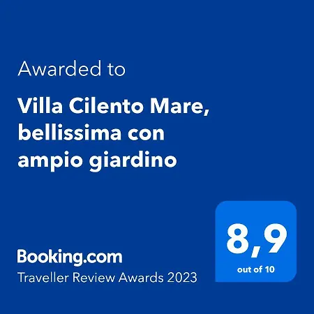 Cilento Mare, Bellissima Con Ampio Giardino Capitello